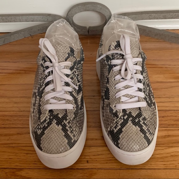 ROBERT CLERGERIE Tasket Snake Print Sneakers EUC - Picture 7 of 10